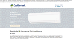 Desktop Screenshot of coolcontrol.com.au